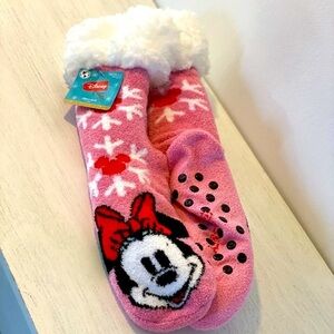 Mini Mouse Slipper Socks! NWT 💖
